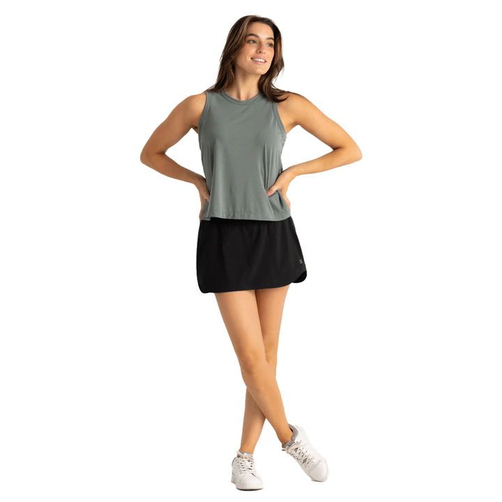 Free Fly Bamboo Lined Active Breeze Skort 13" Womens