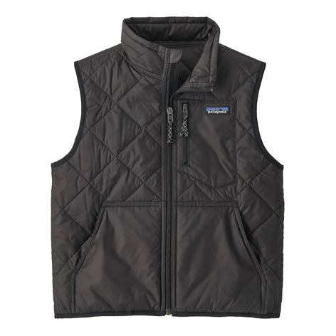 Kids Diamond Quilted Vest-Vests-Patagonia-Black-Mountain Sports