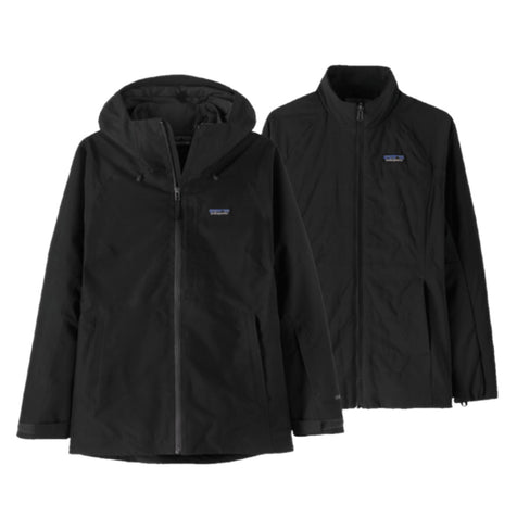 Womens 3-in-1 Powder Town Jacket-Ski & Snowboard Jackets-Patagonia-Black-Mountain Sports