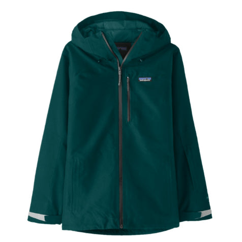 Womens Insulated Powder Town Jacket-Ski & Snowboard Jackets-Patagonia-Cascade Green-Mountain Sports