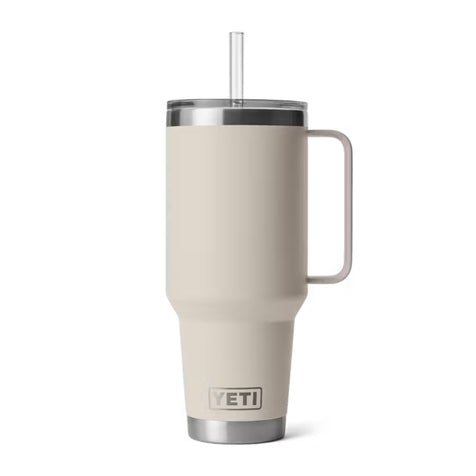Rambler® 42 oz Straw Mug (With Straw Lid)-Insulated Mugs-Yeti-Cape Taupe-Mountain Sports