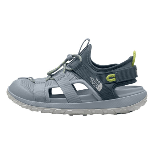Youth Explore Camp Shandal-Sandals-The North Face-Frost Grey/Fizz Lime-Mountain Sports