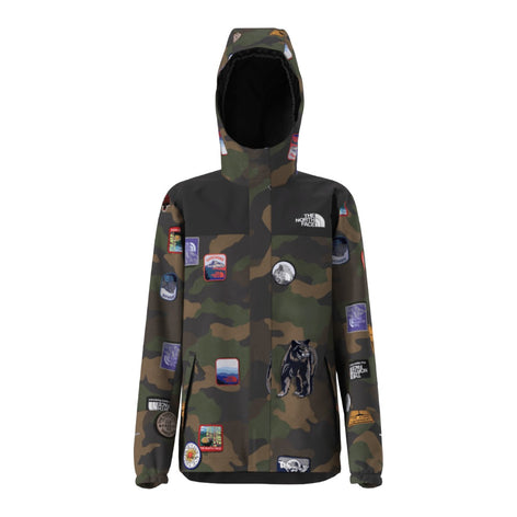 Boys Antora Print Rain Jacket-Rain Jackets-The North Face-TNF Black TNF Patch Print-Mountain Sports