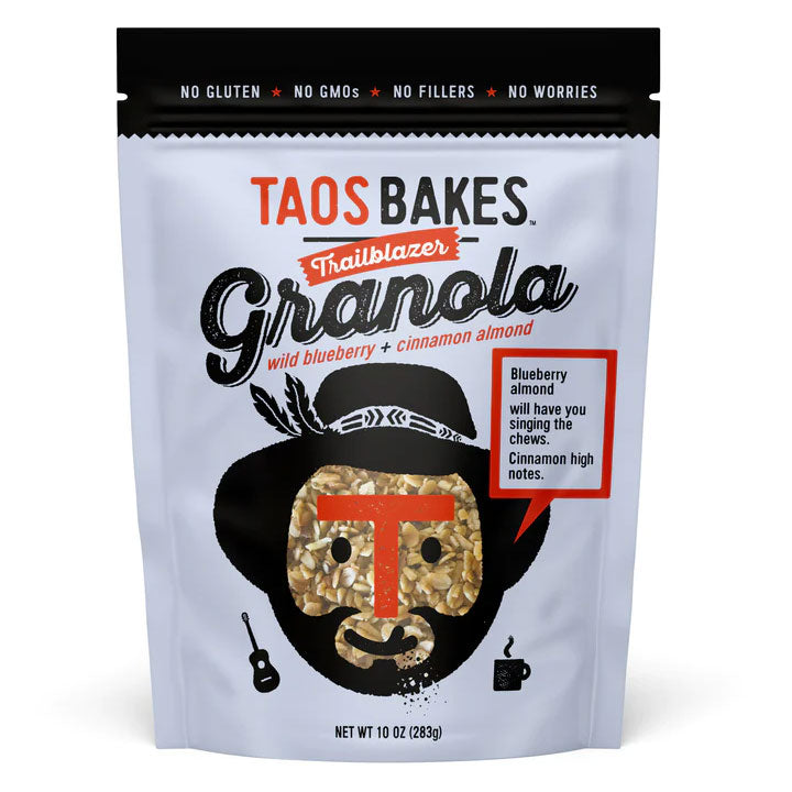 Taos Bakes Trailblazer Granola - Wild Blueberry + Cinnamon Almond