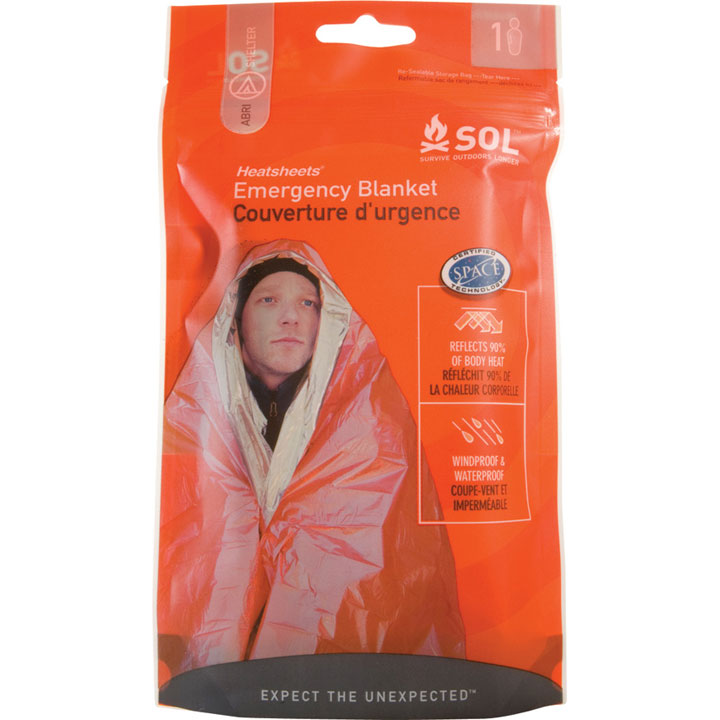 Adventure Medical Kits S.O.L. Heatsheet Emergency Blanket Single