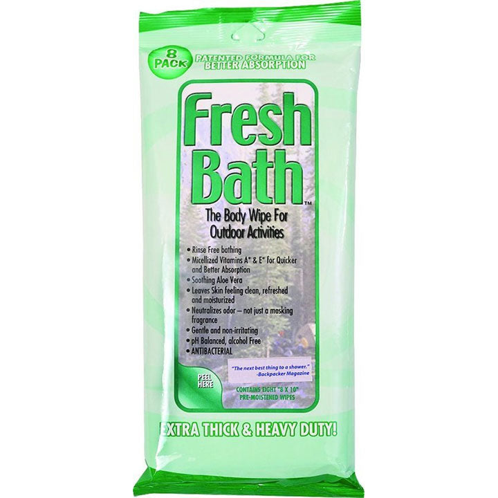 Adventure Medical Kits Fresh Bath Wipes (8)