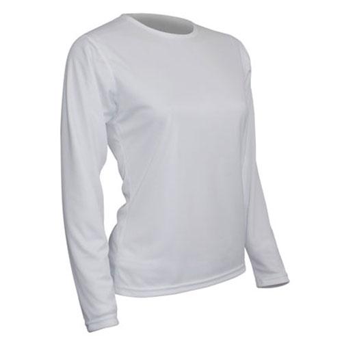 PolarMax Baselayer Basic Crew White Womens