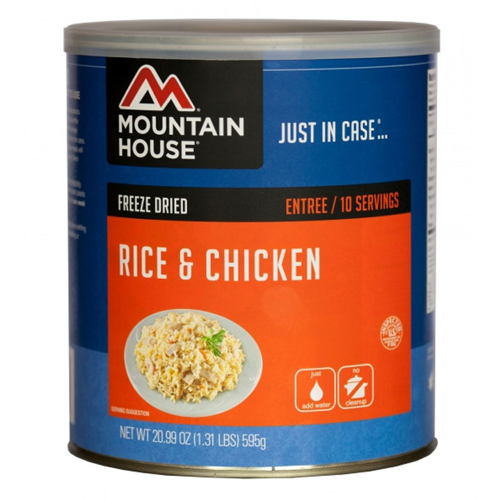 Mountain House Rice & Chicken Number 10 Can
