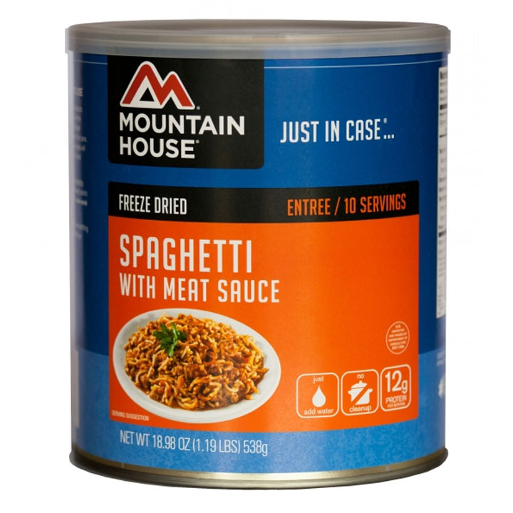 Mountain House Spaghetti with Meat Sauce Number 10 Can