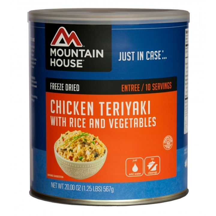 Mountain House Chicken Teriyaki with Rice Number 10 Can