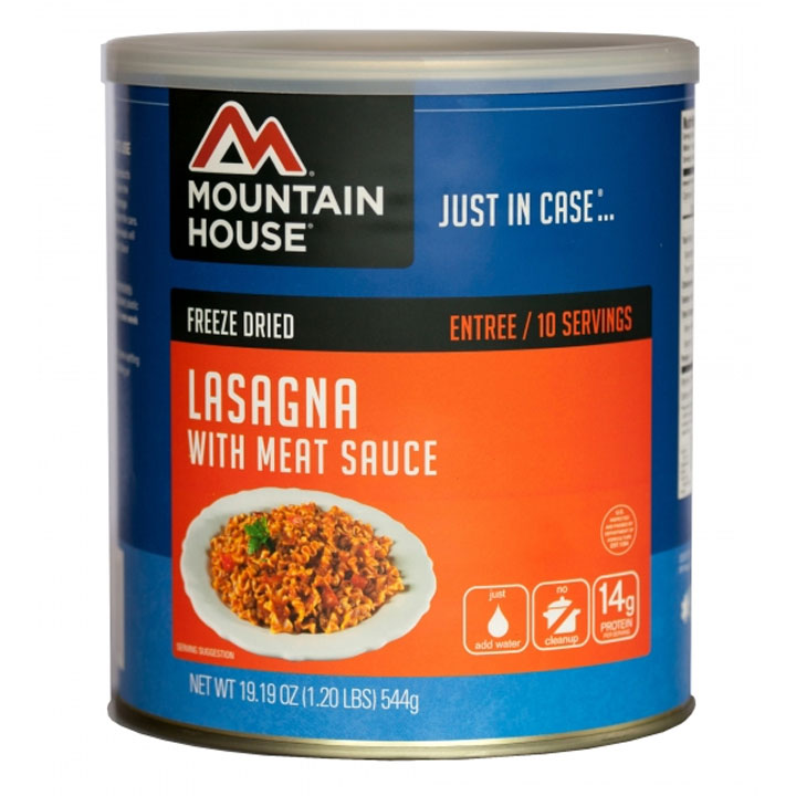 Mountain House Lasagna with Meat Sauce Number 10 Can