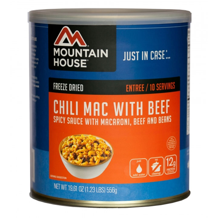 Mountain House Chili Mac with Beef Number 10 Can