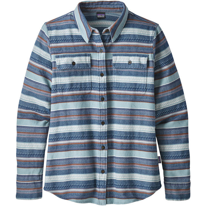 Patagonia Long-Sleeved Fjord Flannel Shirt Womens