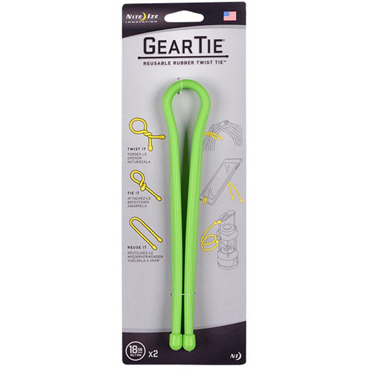 Nite Ize Gear Tie 18" Reusable Rubber Twist Ties