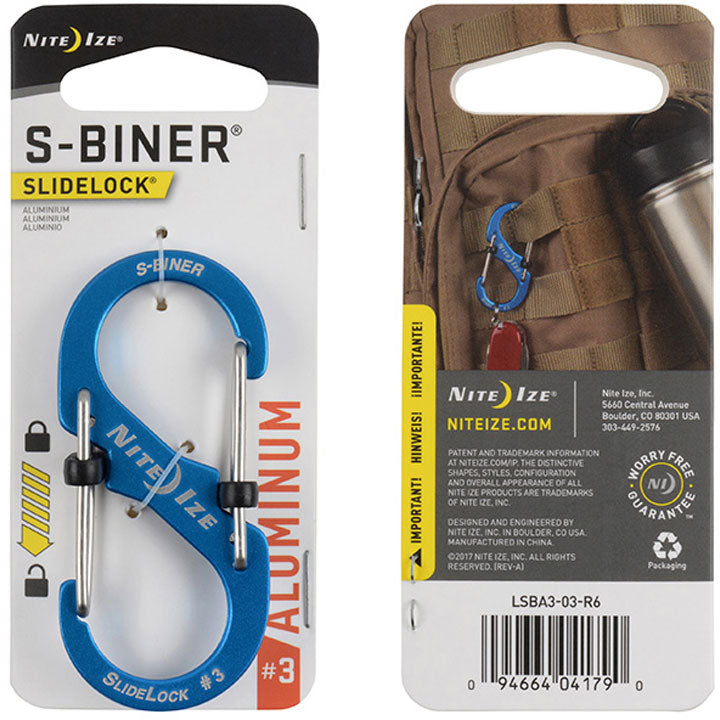 Nite Ize S-Biner Slidelock Dual Carabiner Aluminum 3