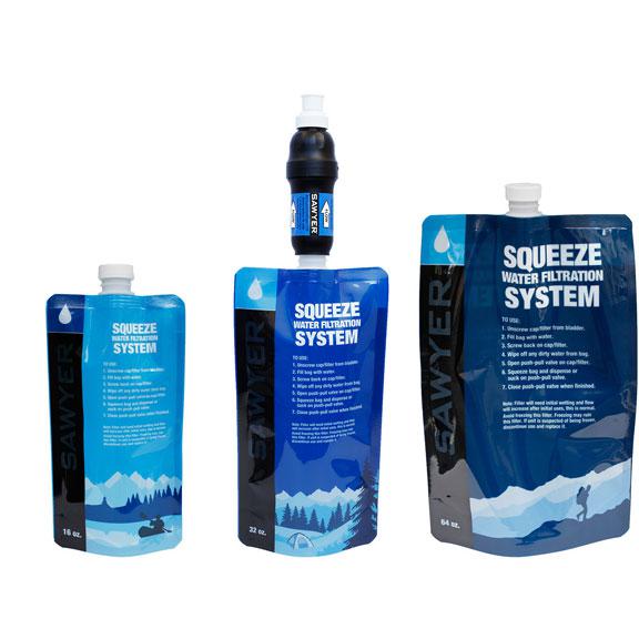 Sawyer One Squeeze Water Filter w/3 Pouches SP131
