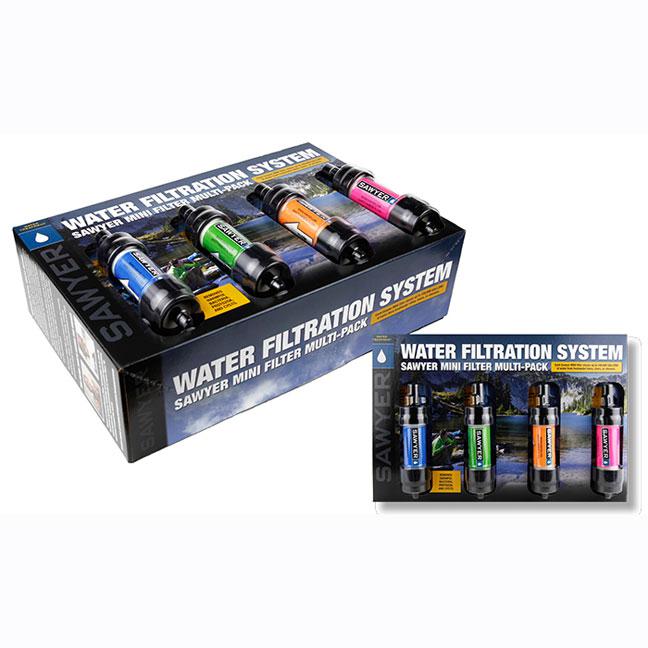 Sawyer Mini Water Filter Filtration System 4 Pack
