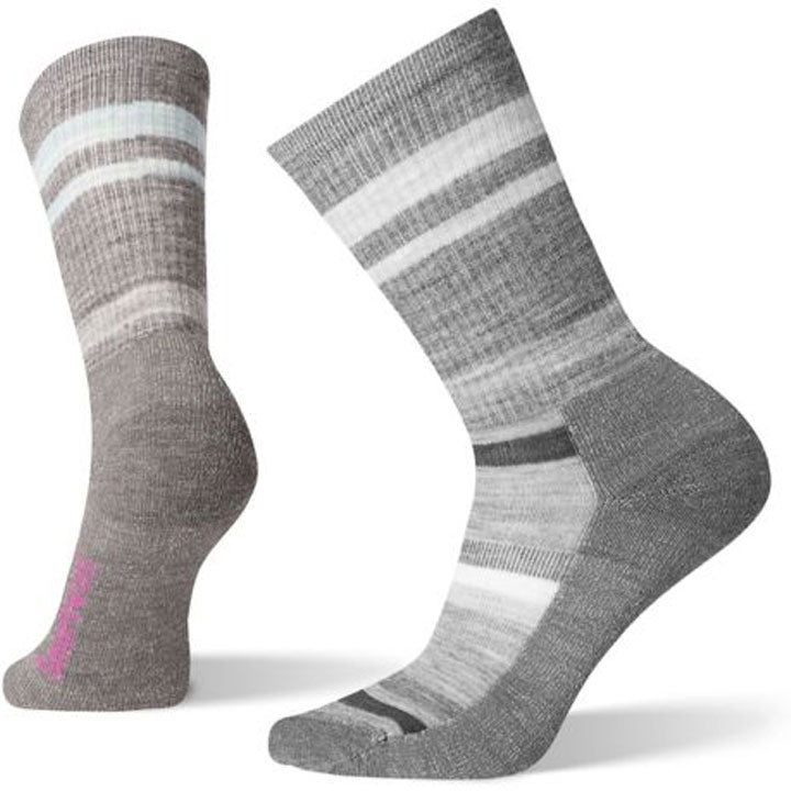 Smartwool Striped Hike Light Crew Socks Womens