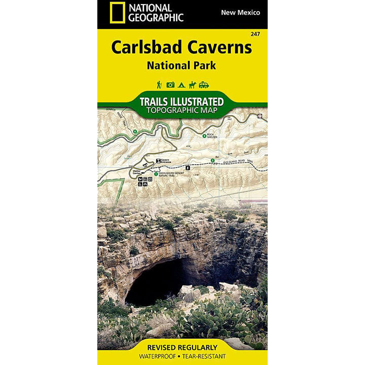 247 Carlsbad Caverns Map New Mexico