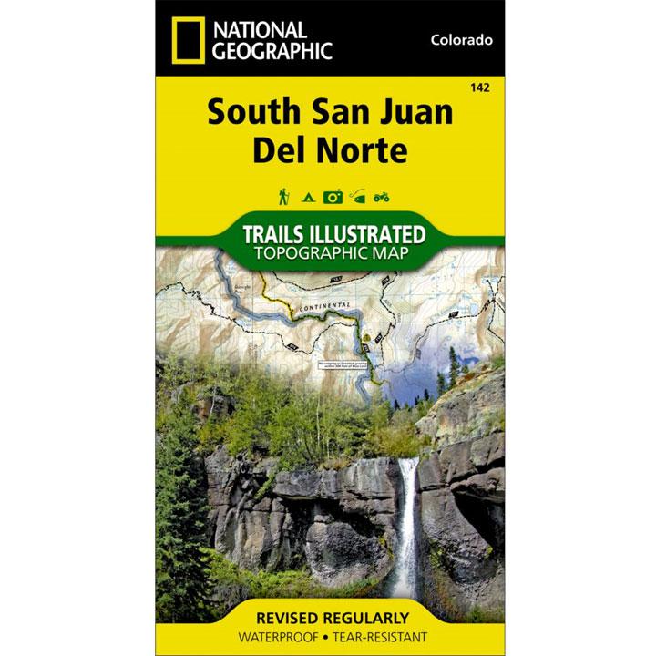 142 South San Juan Wilderness Map Colorado