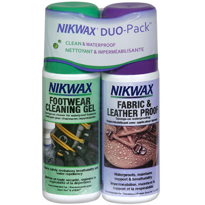 Nikwax Footwear DuoPack Fabric and Leather Treatment