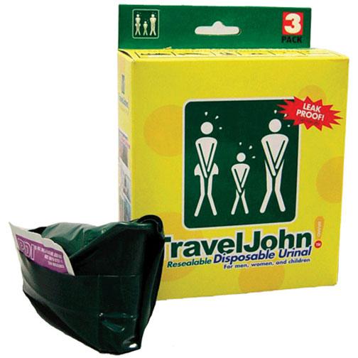 Travel John Disposable Urinals 3PK