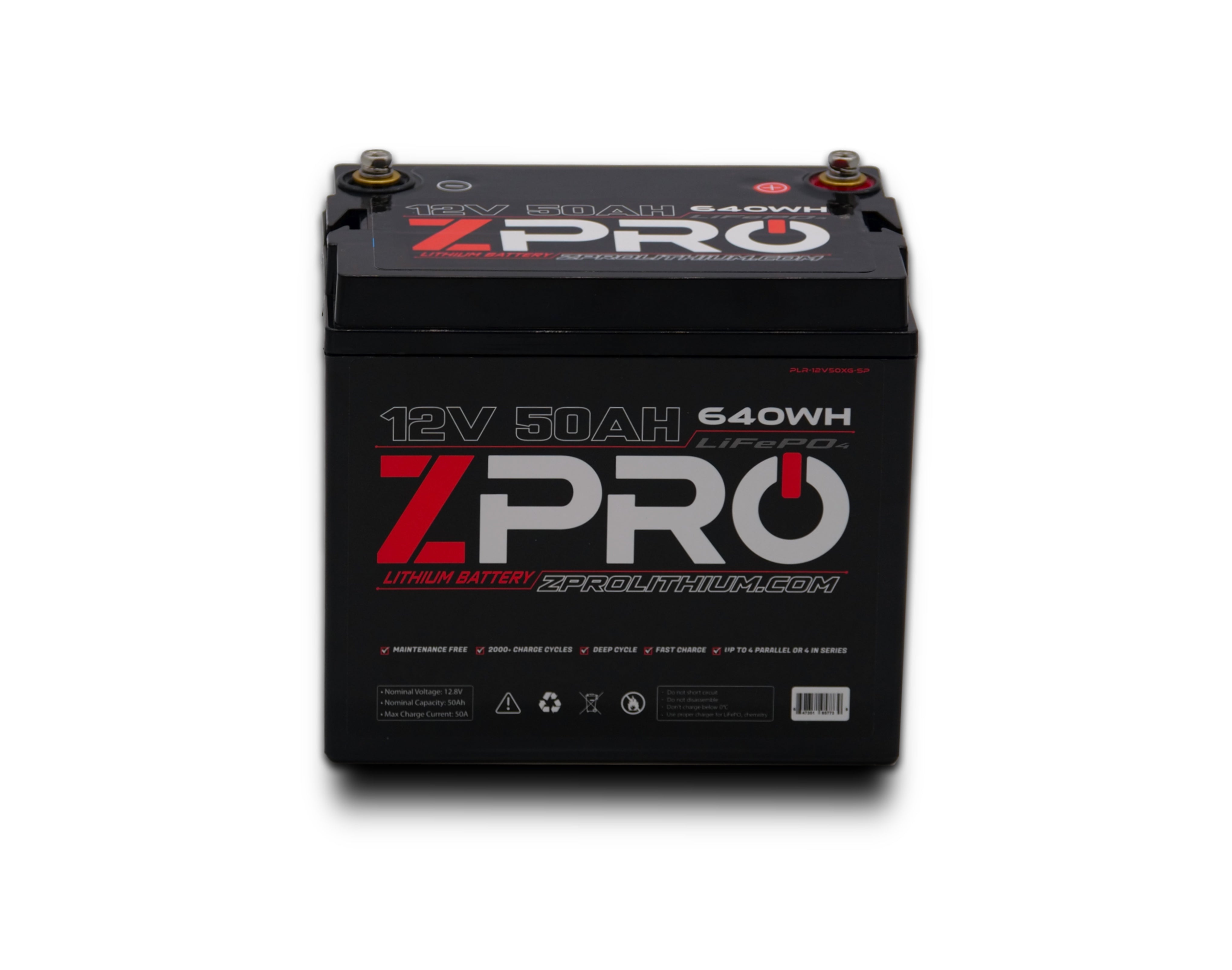 ZPRO 12V50AH LITHIUM BATTERY