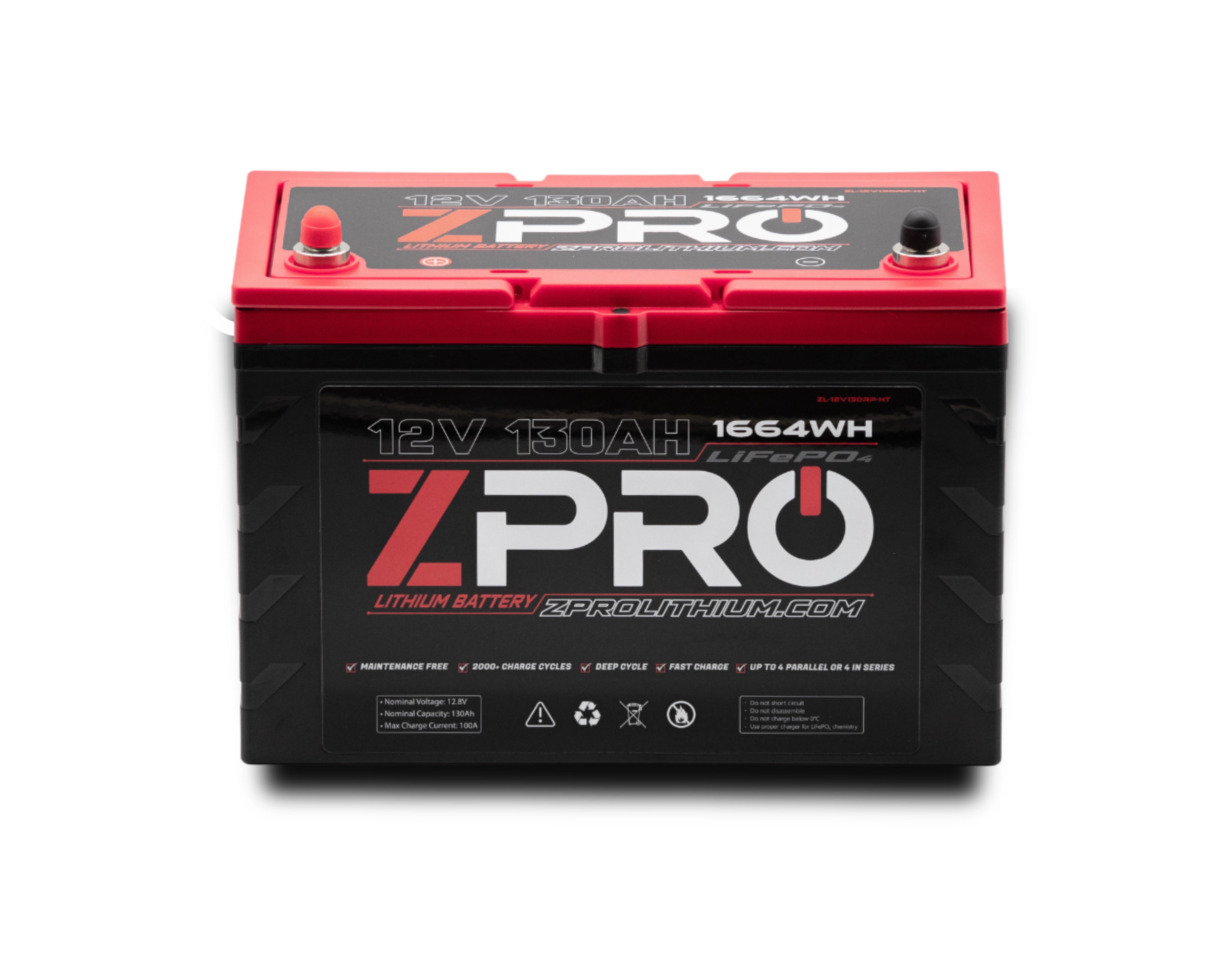 ZPRO 12V130AH LITHIUM BATTERY