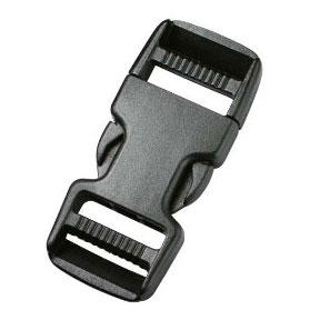 1" Dual Adjustable Side Squeeze Buckle
