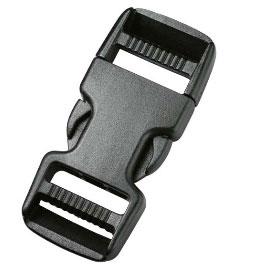 1 1/2" Dual Adjustable Side Squeeze Buckle