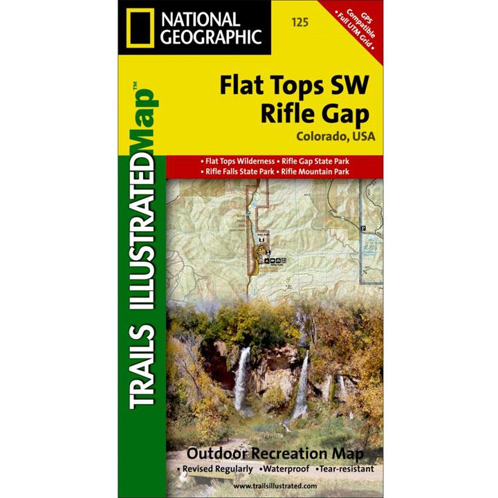 125 Flat Tops SW - Rifle Gap Map Colorado
