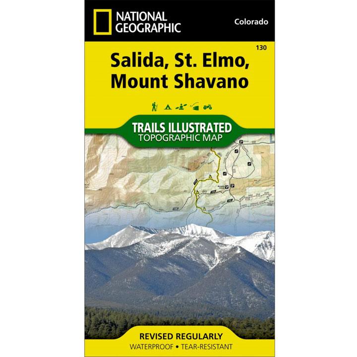 130 Salida - St. Elmo Map Colorado