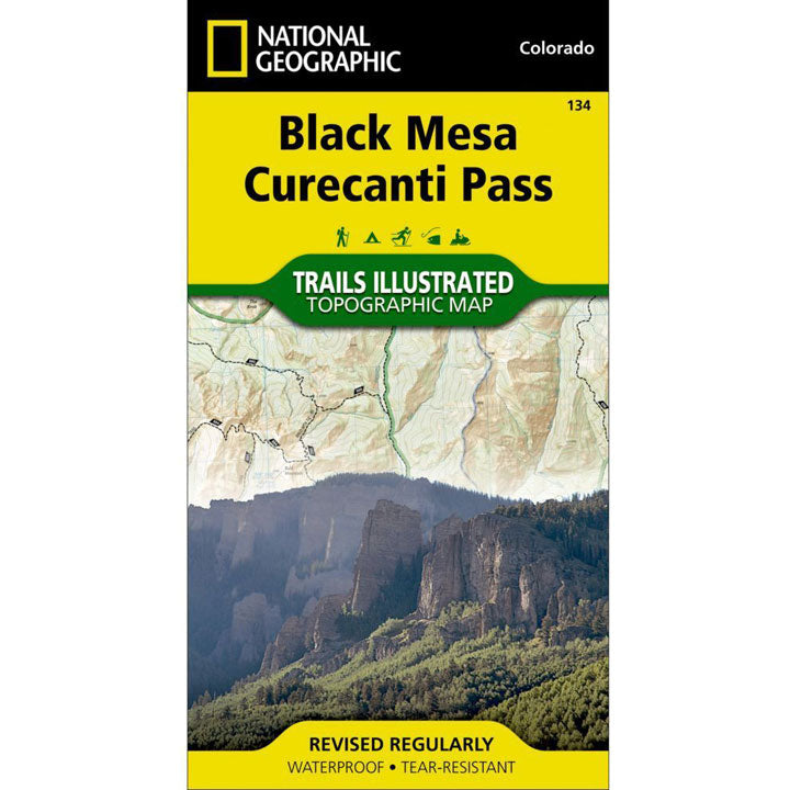 134 Black Mesa - Curecanti Map Colorado