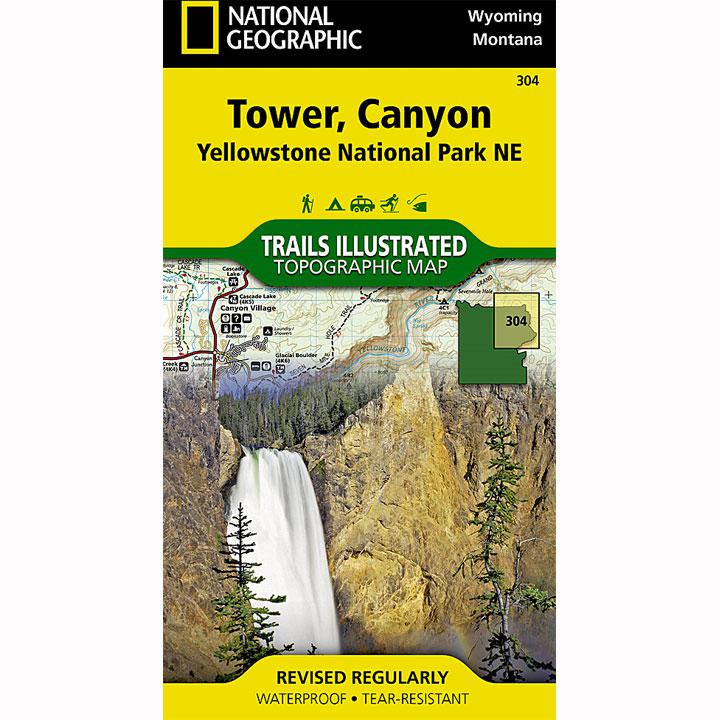 304 NE Yellowstone - Tower Map Wyoming Montana