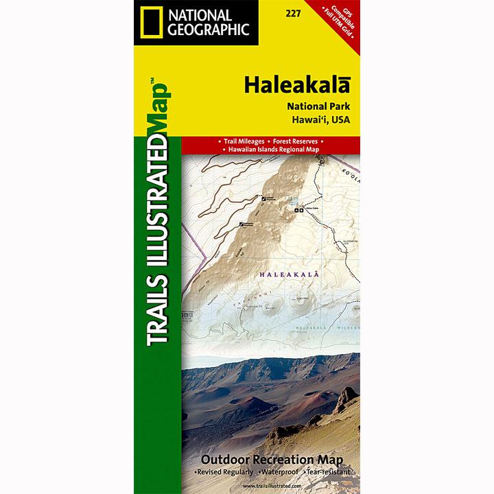 227 Haleakala National Park Map Hawaii