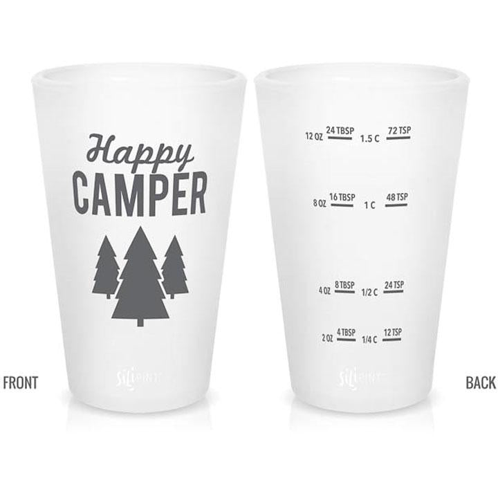 SiliPint Happy Camper 16oz Pint Glass