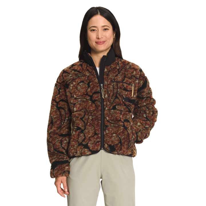 The North Face Jacquard Extreme Pile Full Zip Jacket Womens