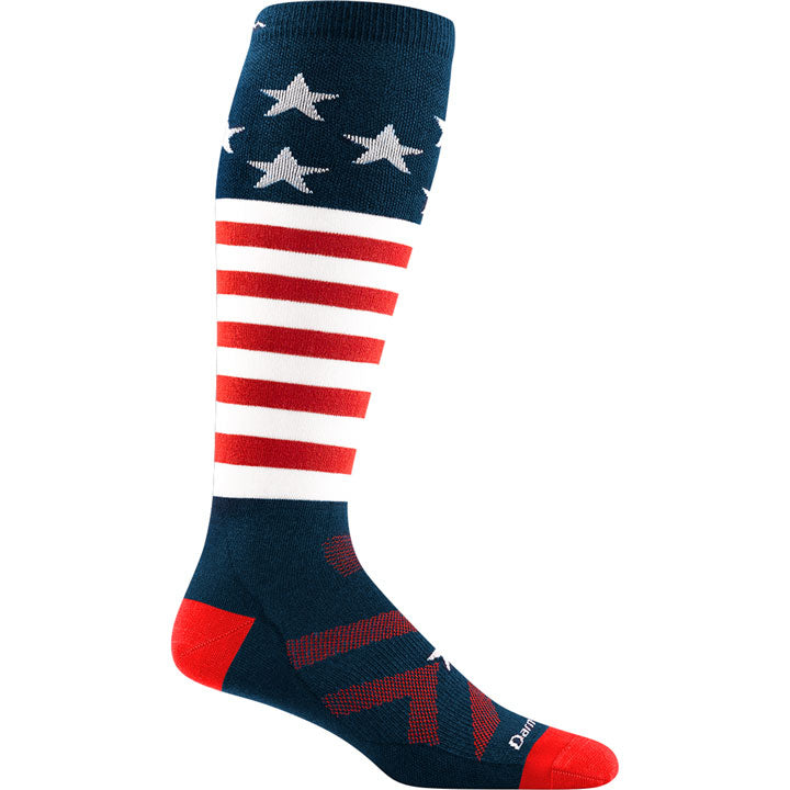 Darn Tough Captain Stripe Over-the-Calf Midweight Ski & Snowboard Sock