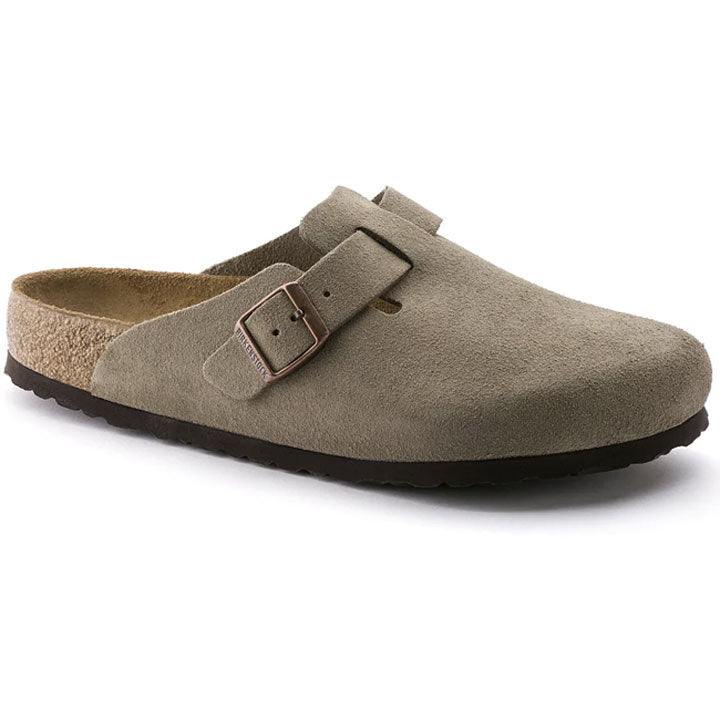 Birkenstock Boston Suede Leather Soft Footbed