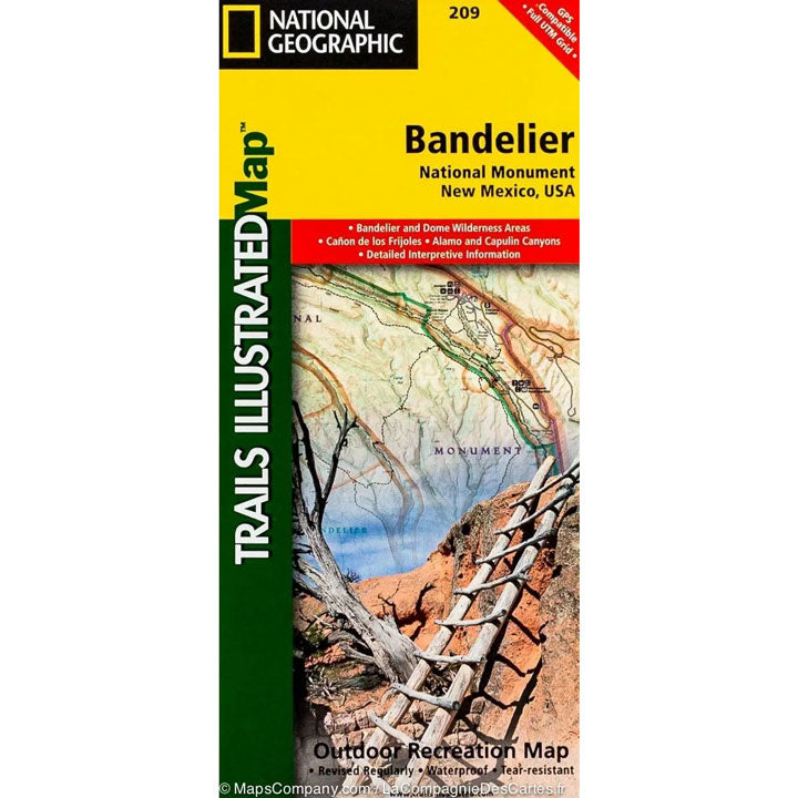 209 Bandelier National Monument Map New Mexico