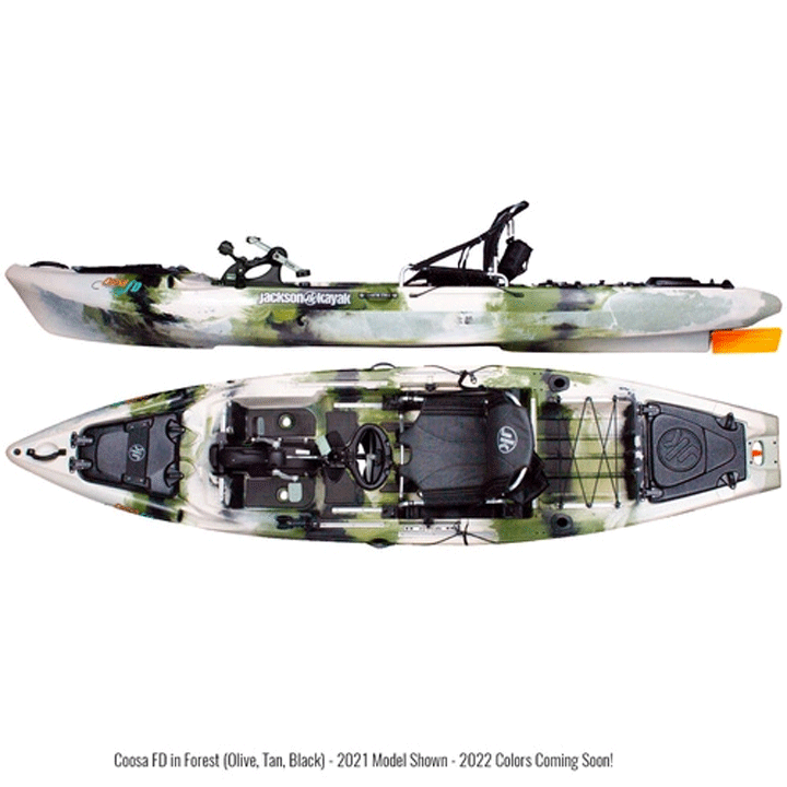 Jackson Kayaks Coosa FD Pedal Drive Fishing Kayak 2022