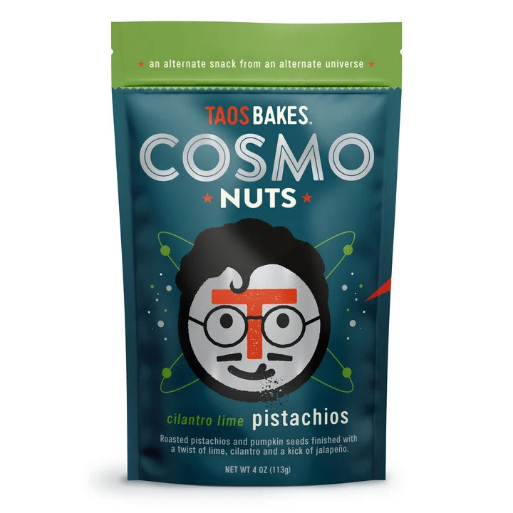 Taos Bakes CosmoNuts Cilantro Lime Pistachios