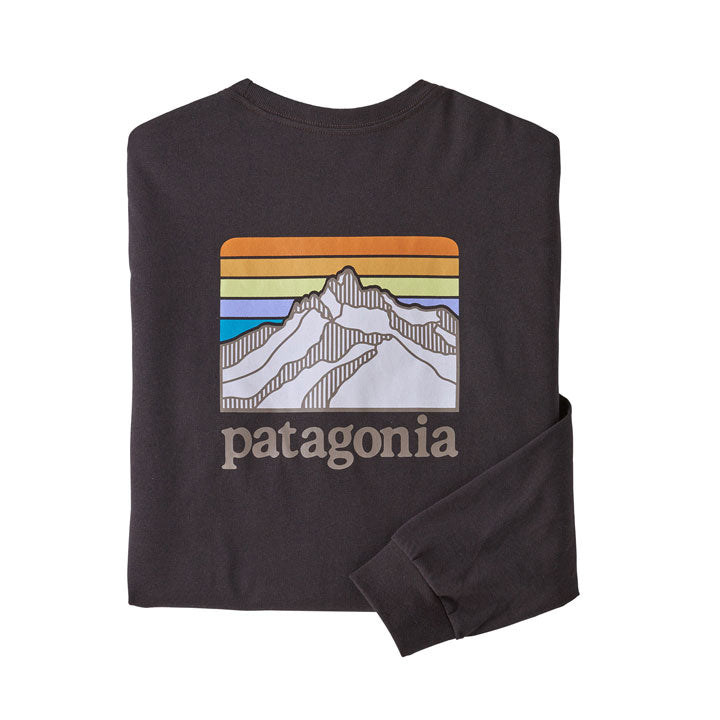 Patagonia Long-Sleeved Line Logo Ridge Responsibili-Tee Mens