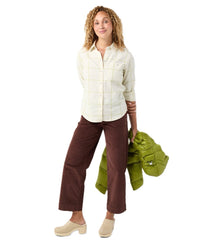 Women's Miter Stretch Lightweight Flannel Shirt, image 3