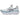 ASICS GEL-Nimbus 28 women's running shoe in Arctic Blue/Velvet Purple, medial view