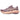 ASICS Women's Novablast 6 in Dusty Mauve/Cantaloupe, lateral side view of the left shoe