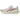 ASICS Women's Novablast 6 in Rose Dust/Illuminate Yellow, lateral side view of the left shoe