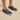 OluKai Men's Nohea Moku slip-on in Charcoal/Clay, worn view