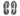 HOKA Women's Bondi 9 in Black/White, view 7 of 8