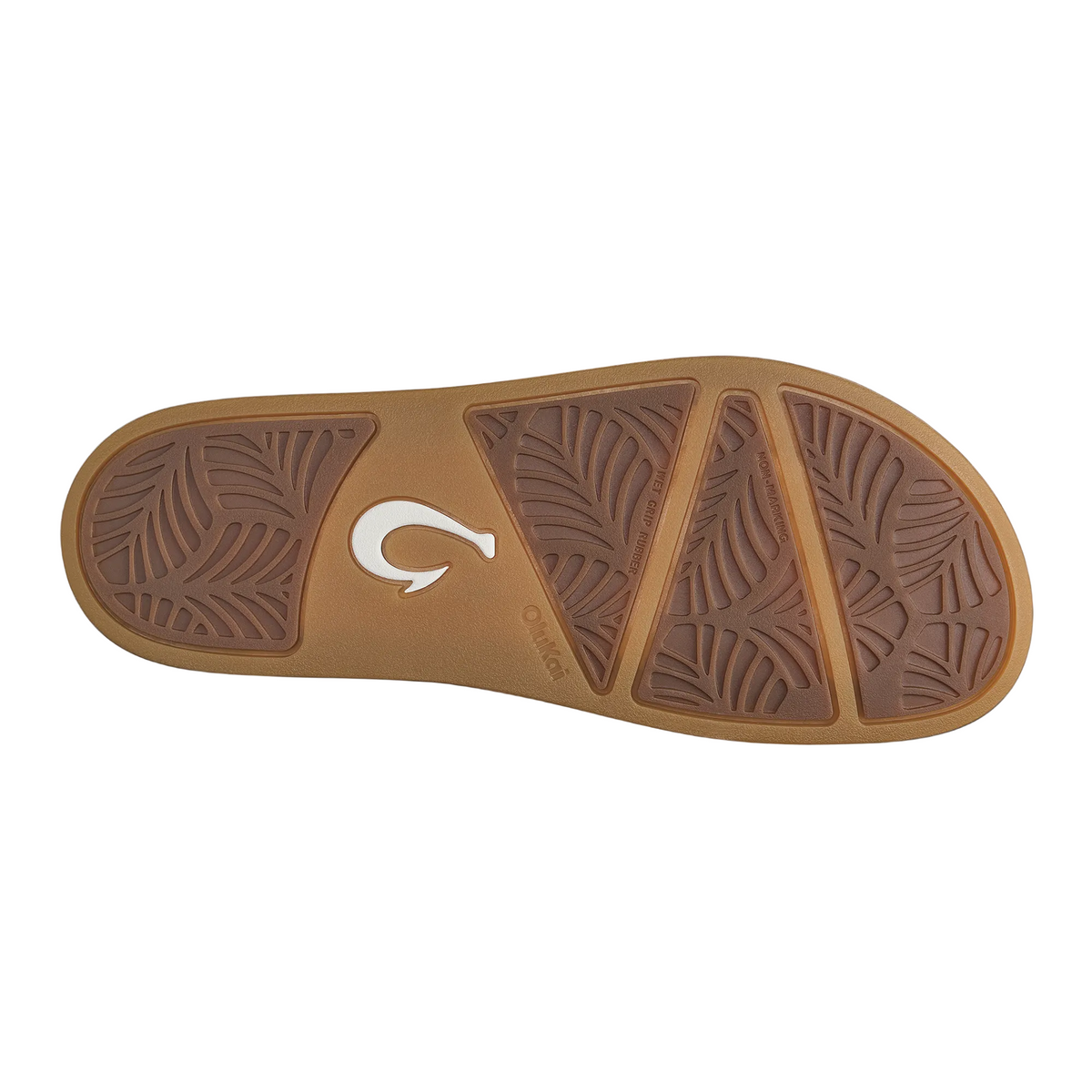 Women's Kīpe'a Mālie Mule Slippers in Walnut / Dark Java — outsole